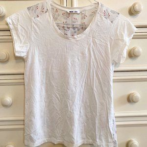 Uniqlo White T-Shirt Disney Collaboration